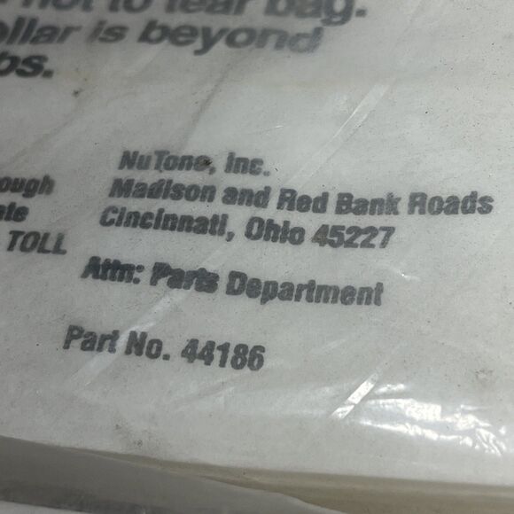 Lot of Nutone Central Vacuum Bags 3 bags per Pack Part No. 44186 Bundle - Picture 3 of 8